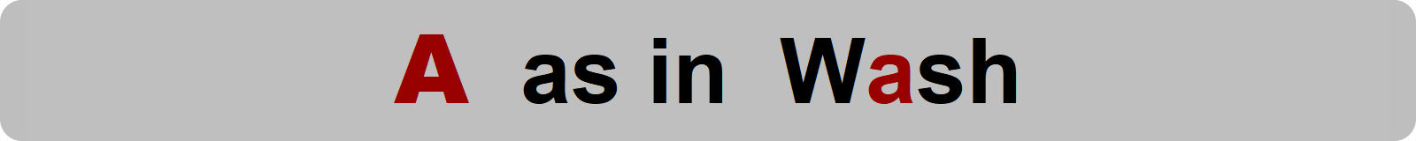 X as in X-Ray